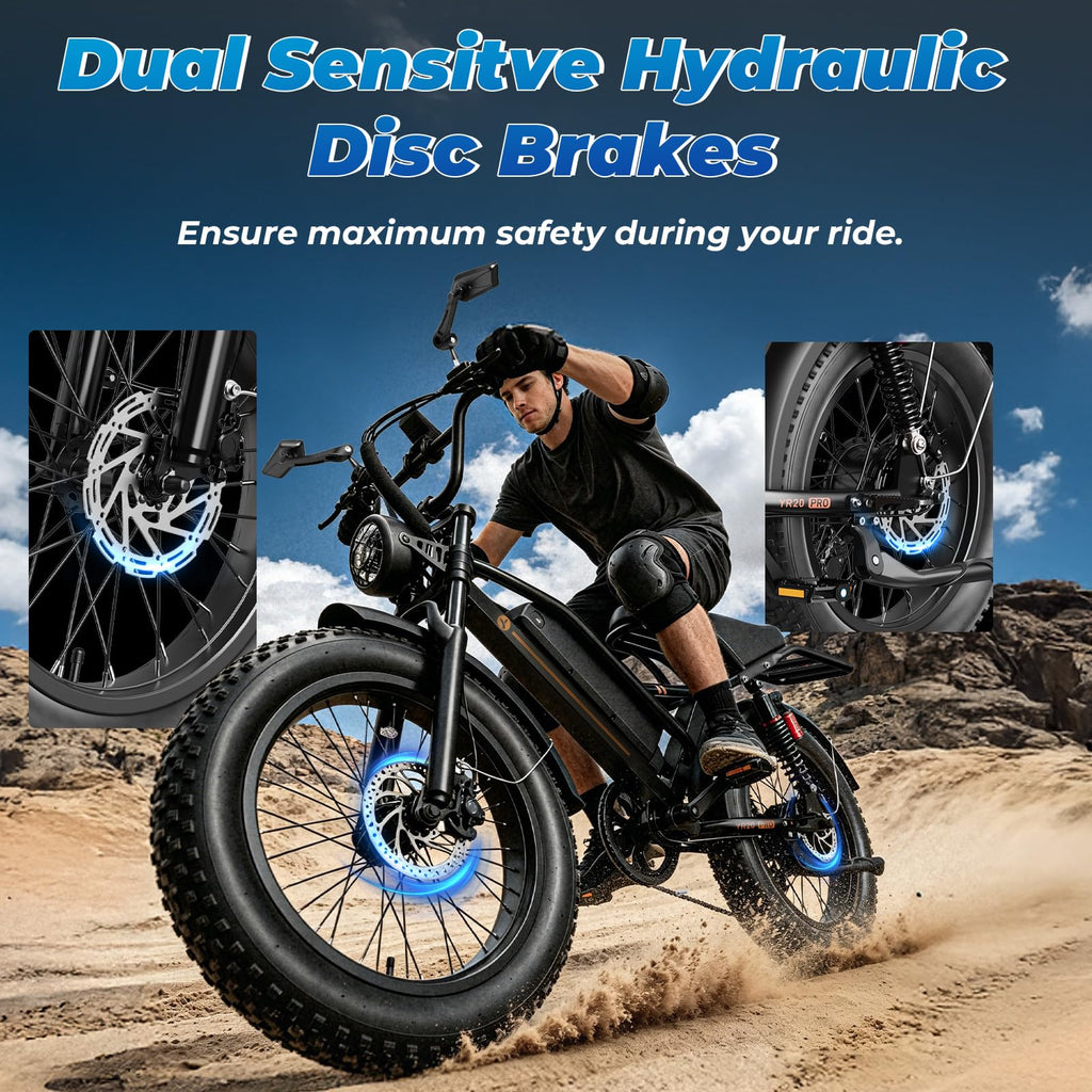 Electric Bike, 3000W Peak, 90 Miles & 38MPH C480