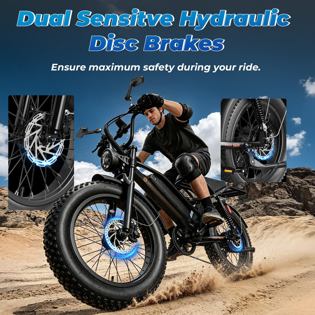 Electric Bike, 3000W Peak, 90 Miles & 38MPH C480