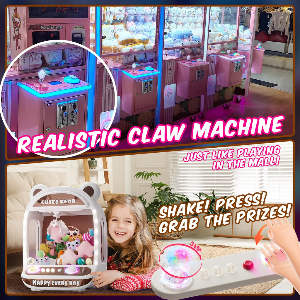 Claw Machine with Refill Toys & Prizes B9434