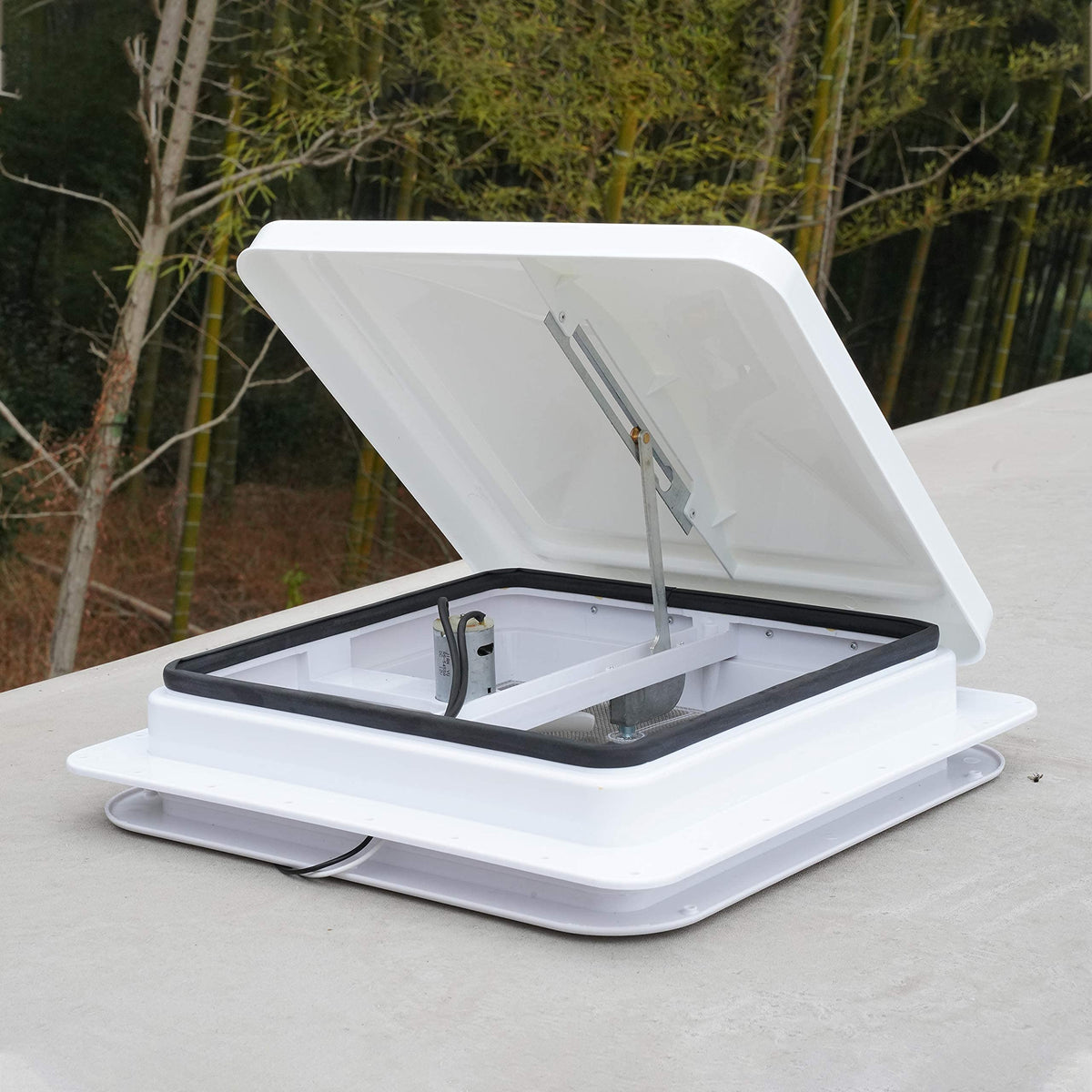2 Pack 14 Inch White RV Roof Vent Cover R34252