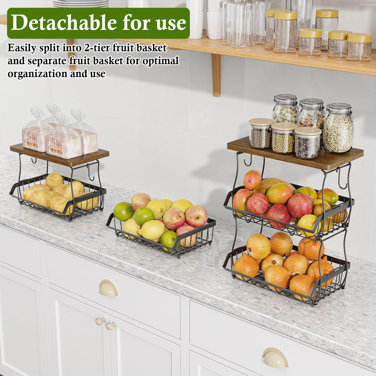 3-Tier Fruit Basket J163