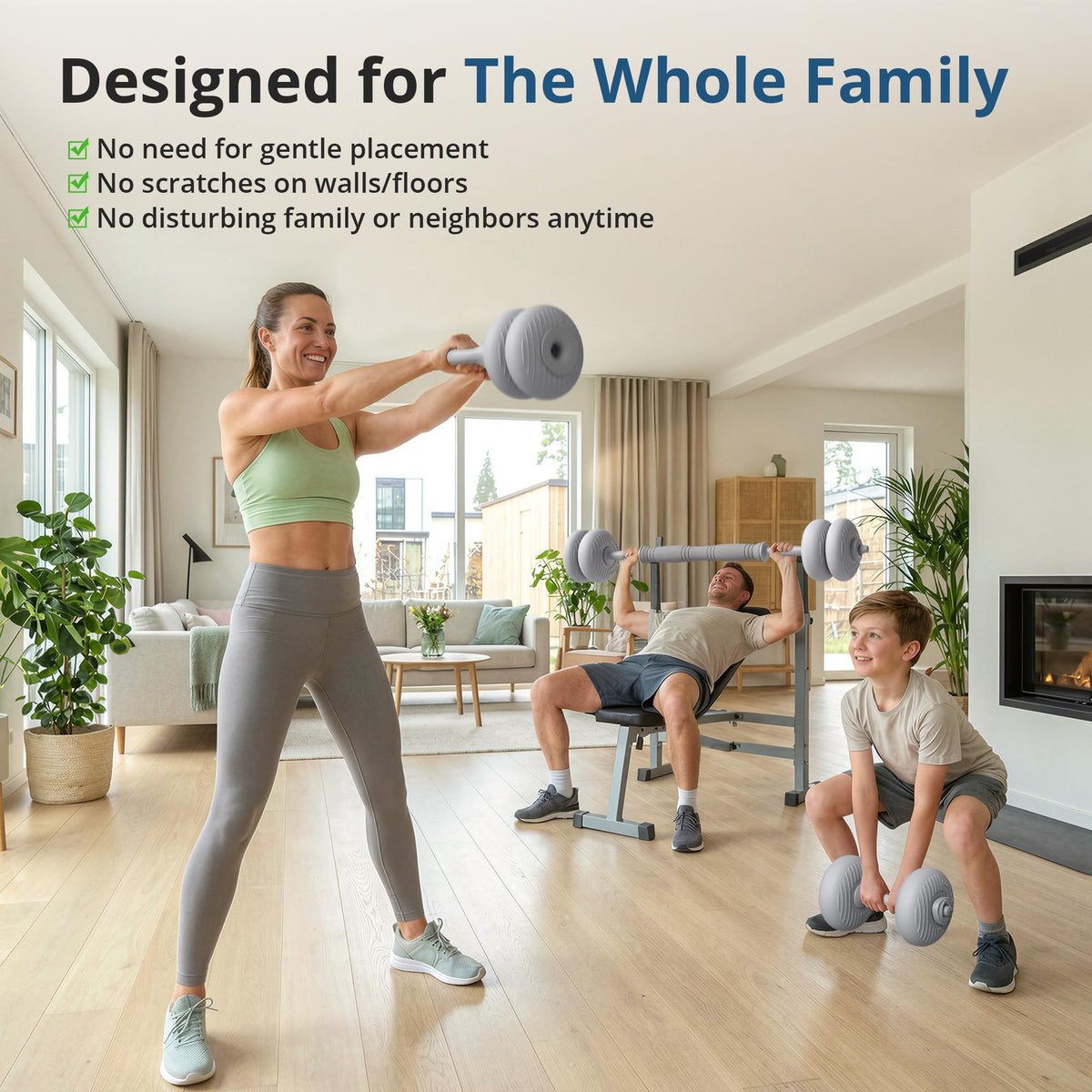 Adjustable Dumbbell Set with Connector K337505