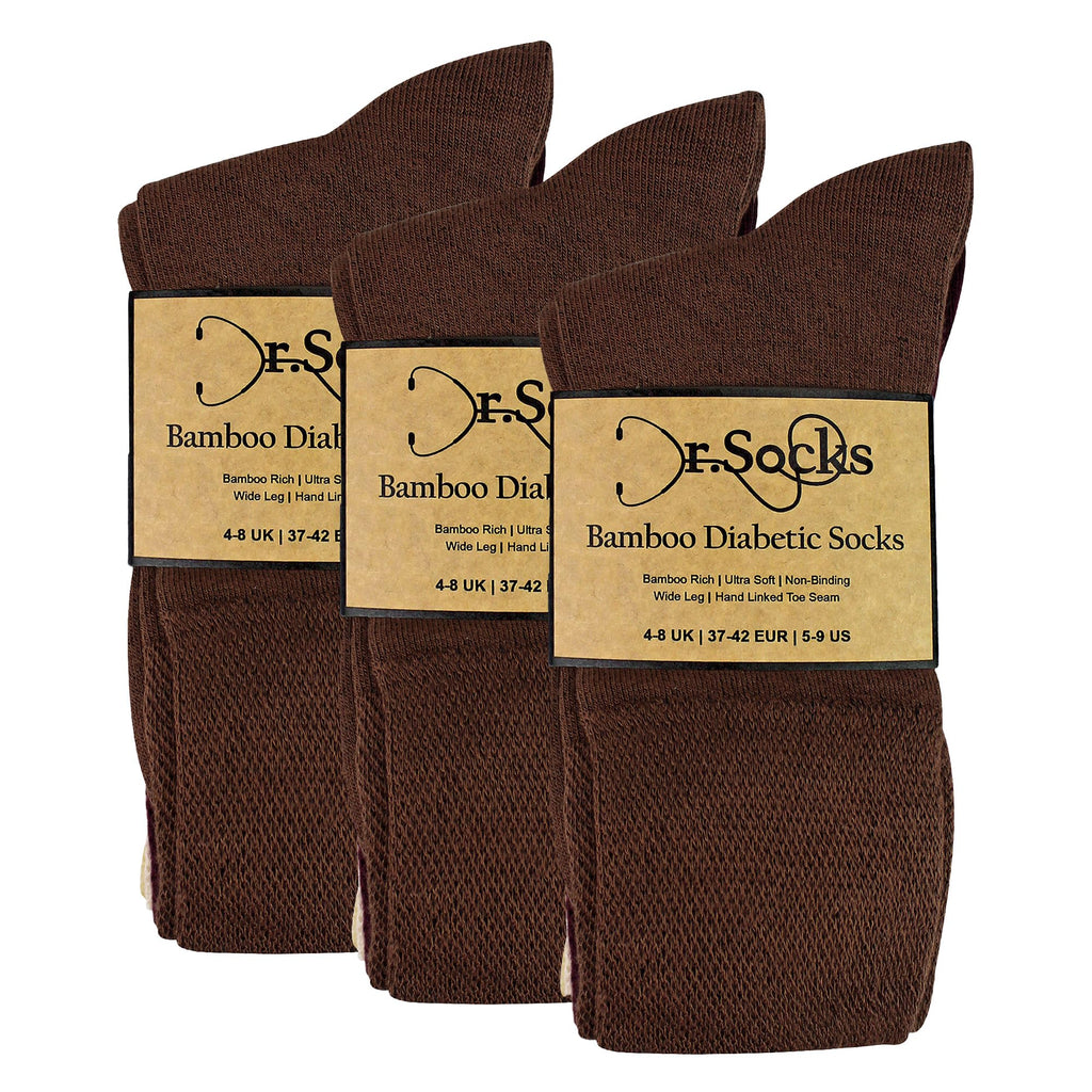 12 Pairs Womens Seamless Diabetic Socks L840
