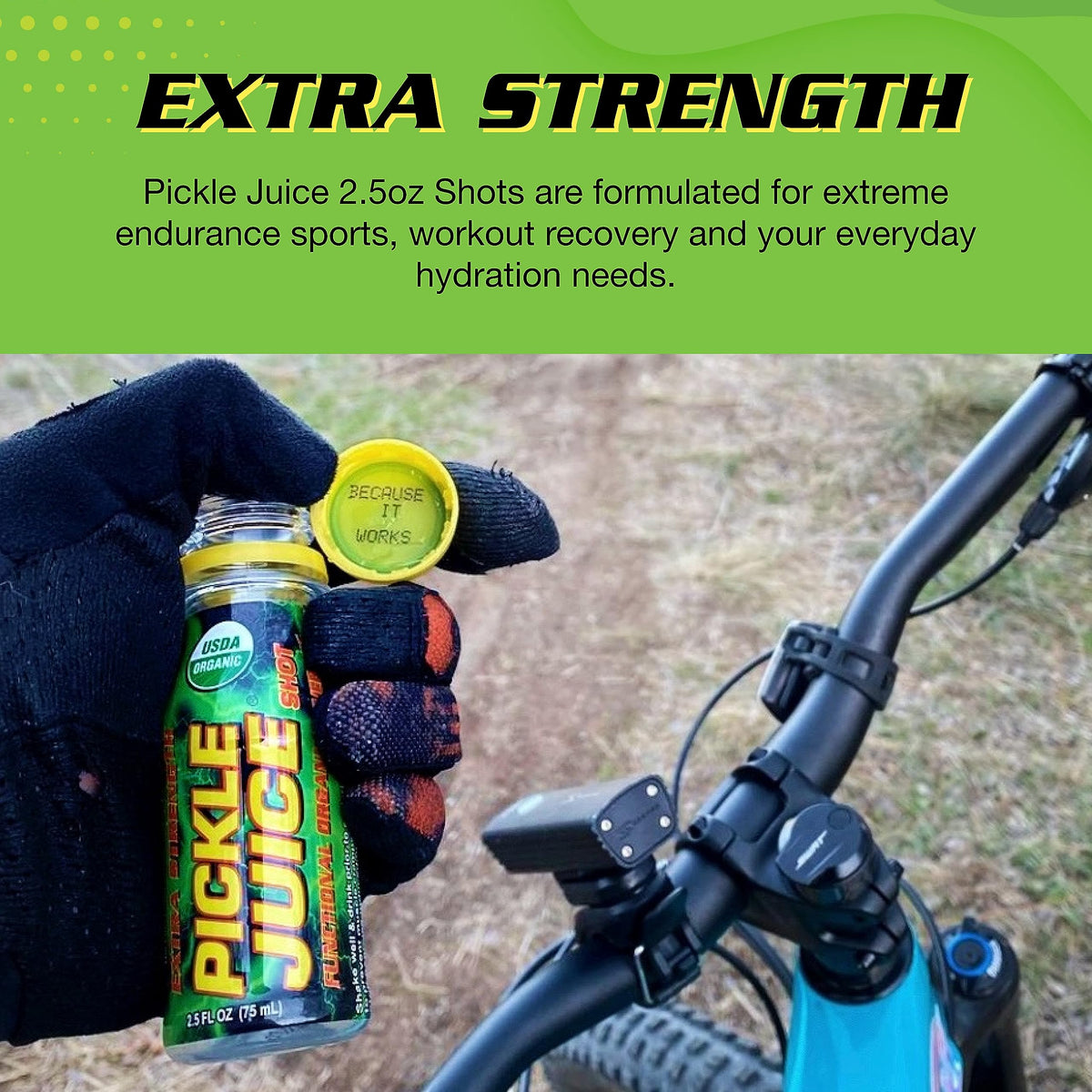 Organic 2.5 oz Sports Drink Shots 48 Pack N405