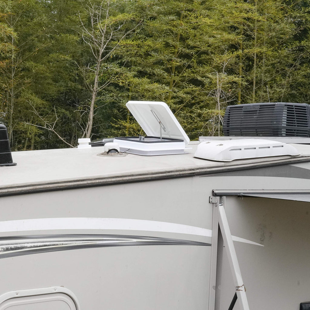 2 Pack 14 Inch White RV Roof Vent Cover R34252