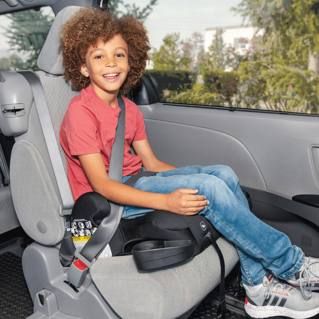 2-in-1 Belt Positioning Booster Seat, Black E8421