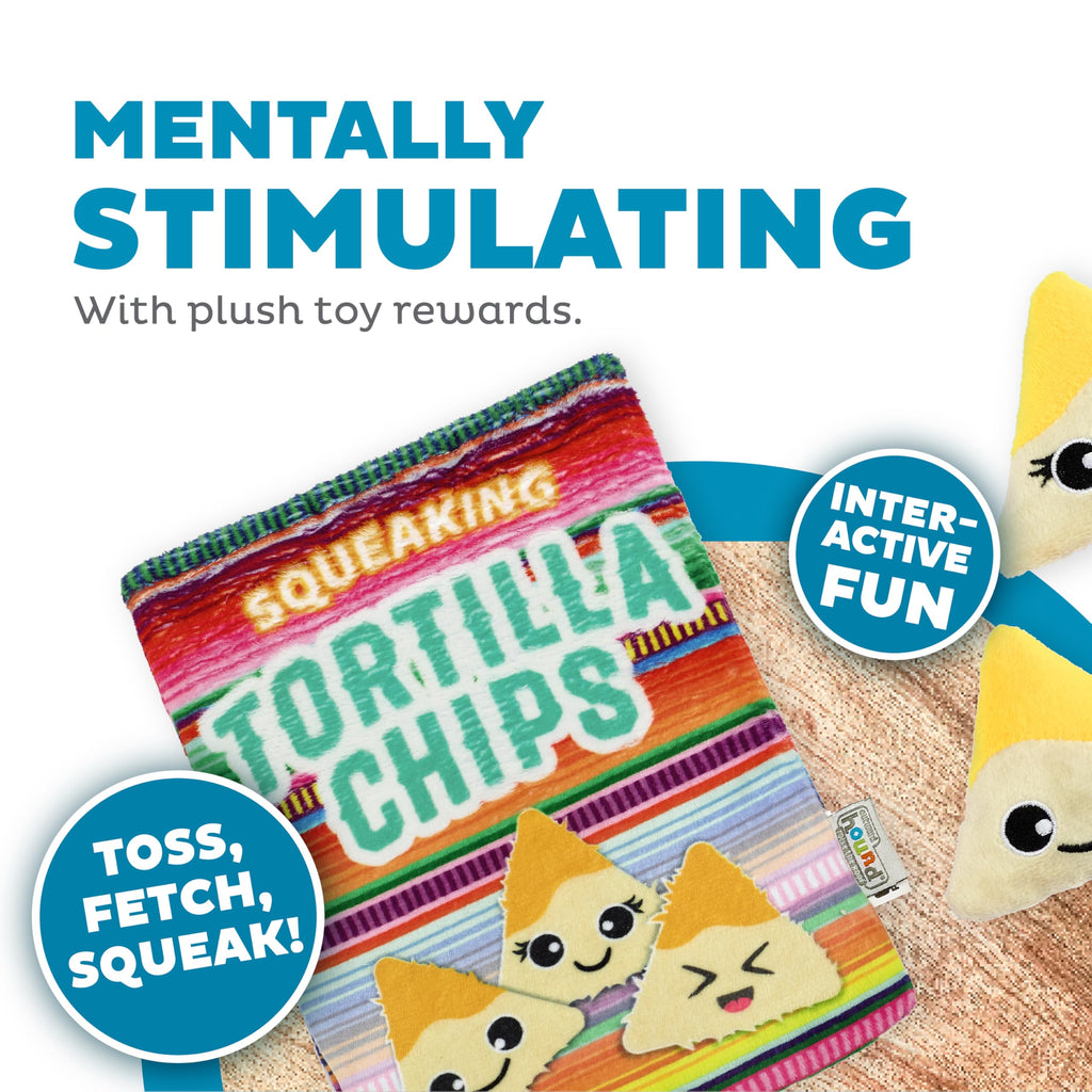Tortilla Chips Puzzle Squeaky Dog Toys W479