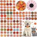 100 Pcs Pet Collar Flowers Charms B59170