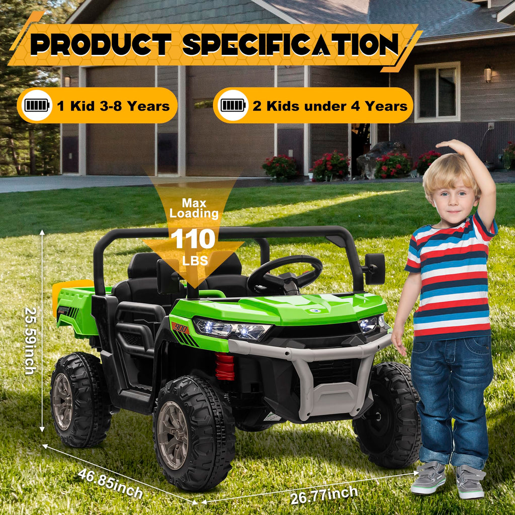 24V 4WD Ride on Car Dump Truck O347227