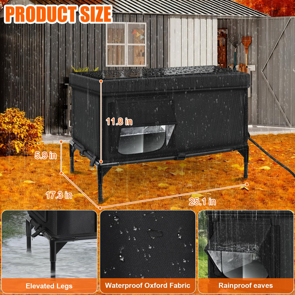 Insulated Heated Cat House D97220